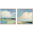 Paragon Colorful Horizon S/2 Blue 25 X 25 X 3 Wall Art