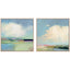 Paragon Colorful Horizon S/2 Blue 25 X 25 X 3 Wall Art