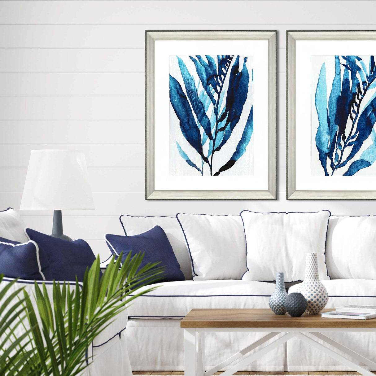 Paragon Blue Drift I Blue 41 X 31 X 3 Wall Art