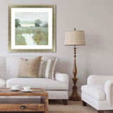 Paragon Trees and Creek II Green 42 X 42 X 2 Wall Art