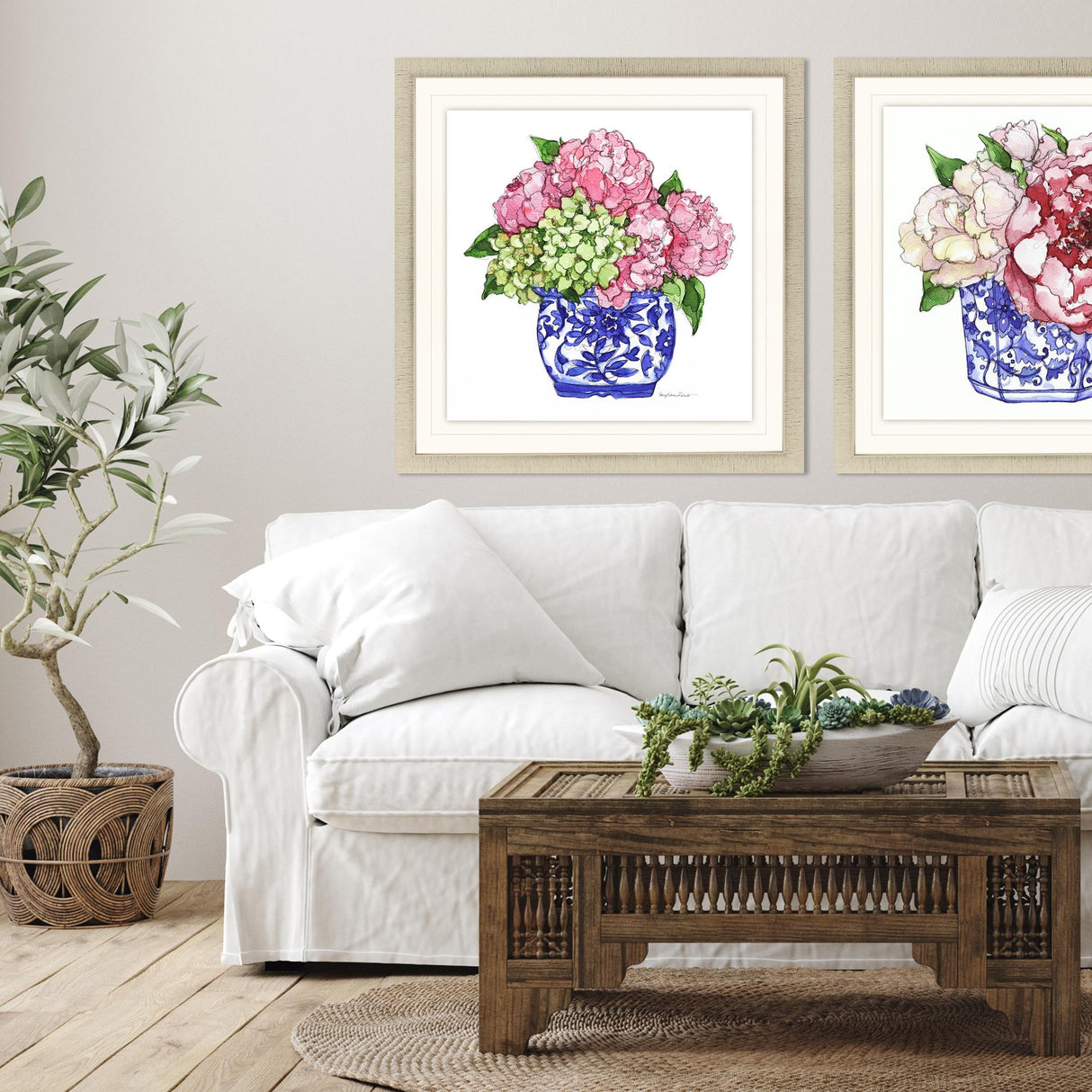 Paragon Pretty Petals III Pink 32 X 32 X 2 Wall Art