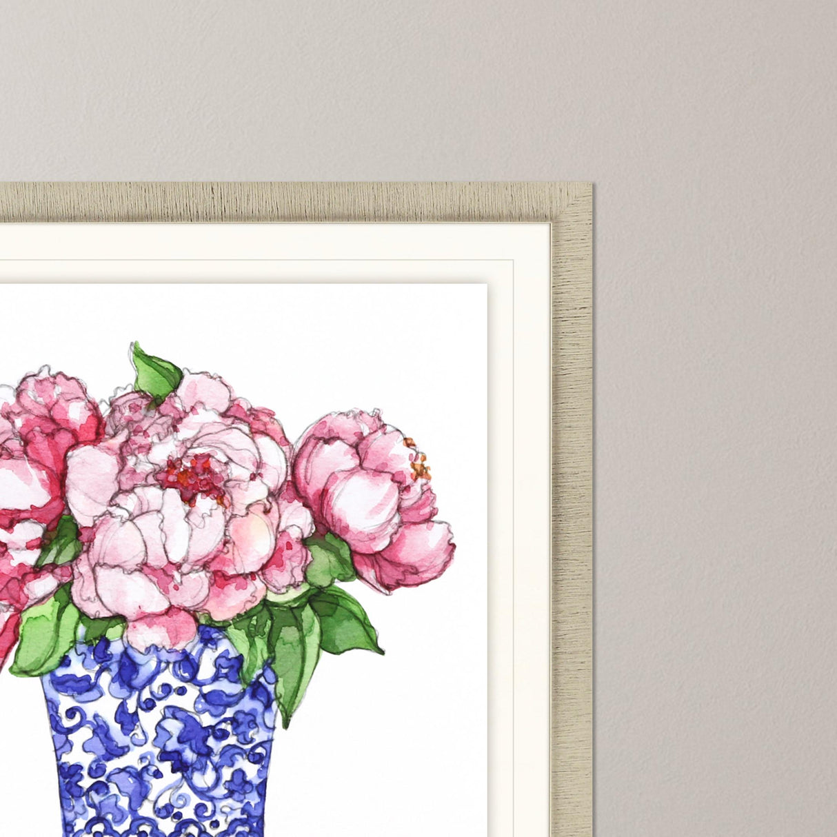 Paragon Pretty Petals II Pink 32 X 32 X 2 Wall Art