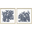 Paragon Blue Coral II S/2 Blue 32 X 32 X 2 Wall Art