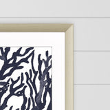 Paragon Blue Coral I S/2 Blue 32 X 32 X 2 Wall Art