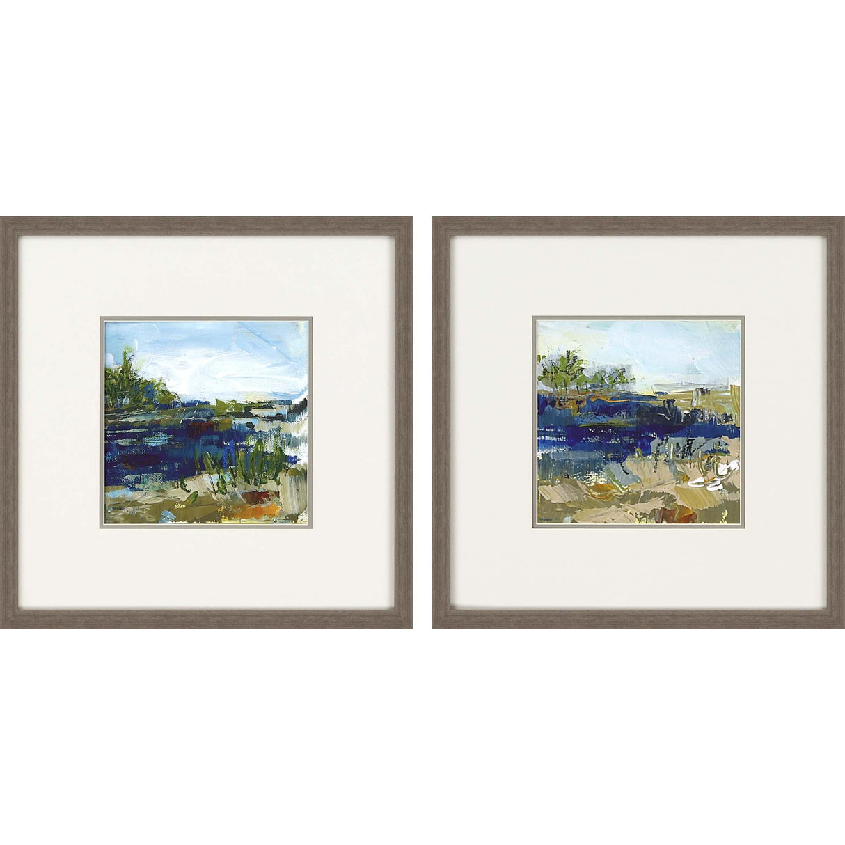Paragon Coastal Sand S/2 Blue 21 X 21 X 2 Wall Art