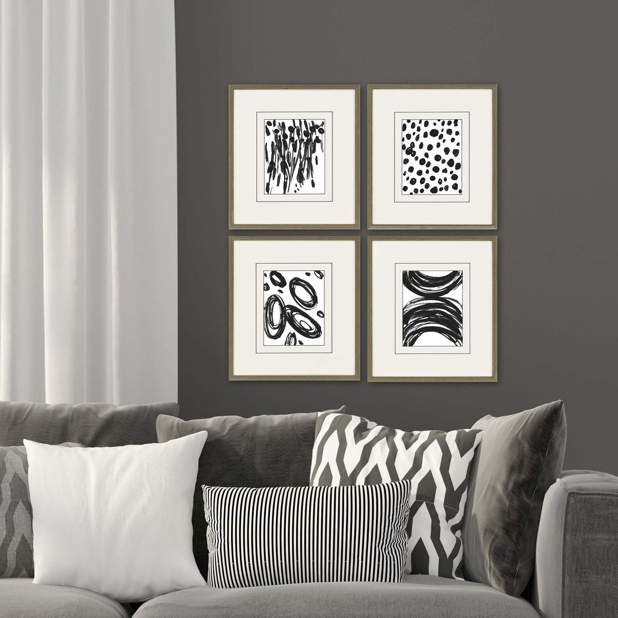 Paragon Perception S/4 Black 19 X 17 X 1 Wall Art