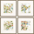 Paragon Floral Blush S/4 Multi 17 X 17 X 1 Wall Art