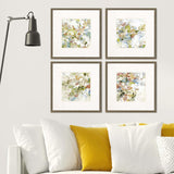 Paragon Floral Blush S/4 Multi 17 X 17 X 1 Wall Art
