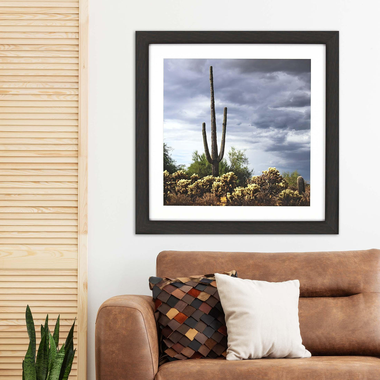 Paragon Saguaro Centurion Blue 41 X 41 X 2 Wall Art