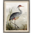 Paragon Grey Heron Study Blue 43 X 34 X 3 Wall Art