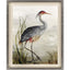 Paragon Grey Heron Study Blue 43 X 34 X 3 Wall Art