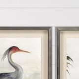 Paragon Grey Heron Study Blue 43 X 34 X 3 Wall Art