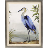 Paragon Blue Heron Study Blue 43 X 34 X 3 Wall Art