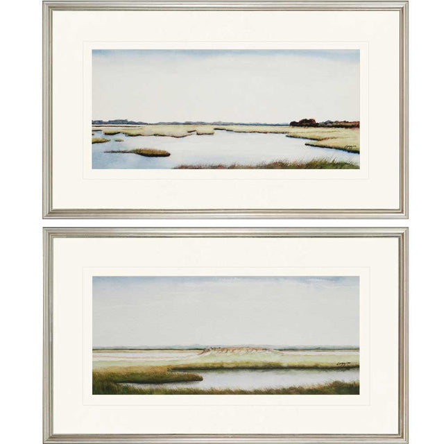 Paragon Marshlands I S/2 Blue 17 X 29 X 1 Wall Art