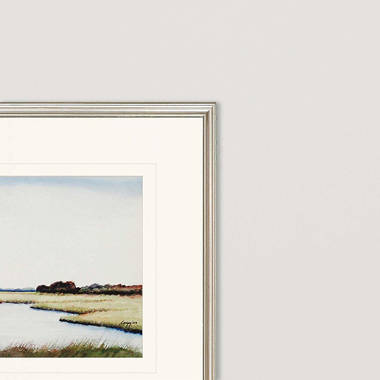 Paragon Marshlands I S/2 Blue 17 X 29 X 1 Wall Art