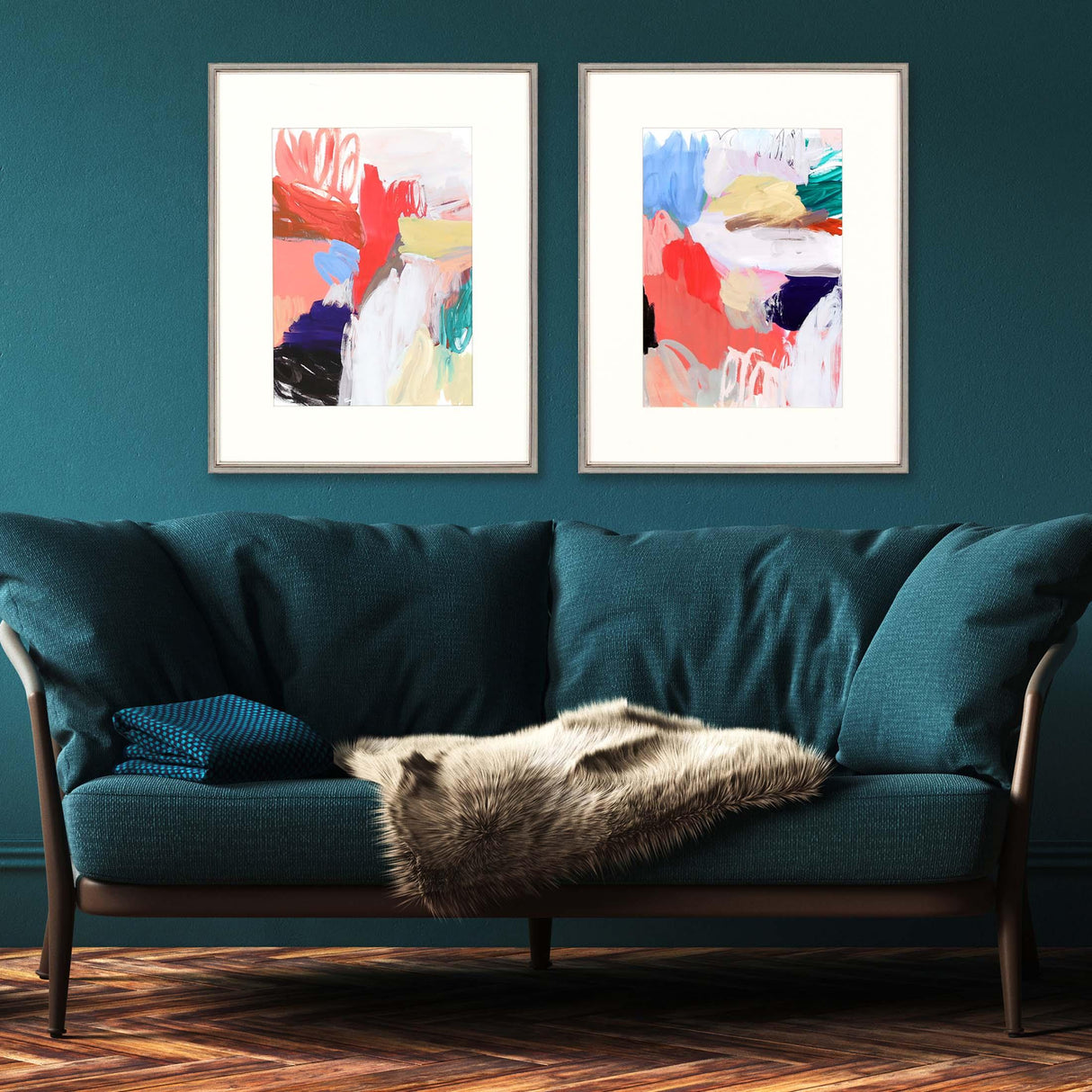 Paragon Bedazzled S/2 Pink 32 X 26 X 2 Wall Art