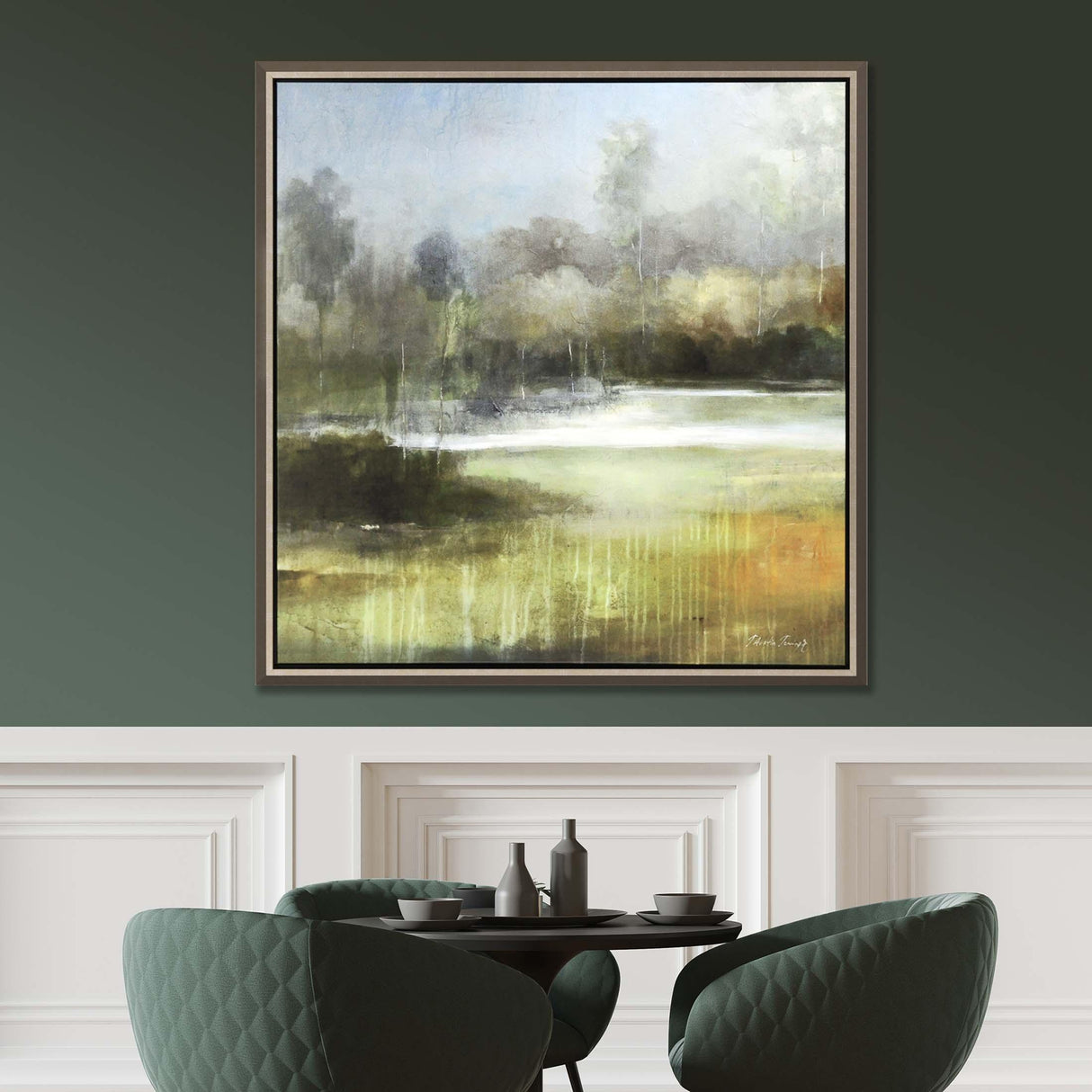 Paragon A Quiet Place Green 46 X 44 X 3 Wall Art