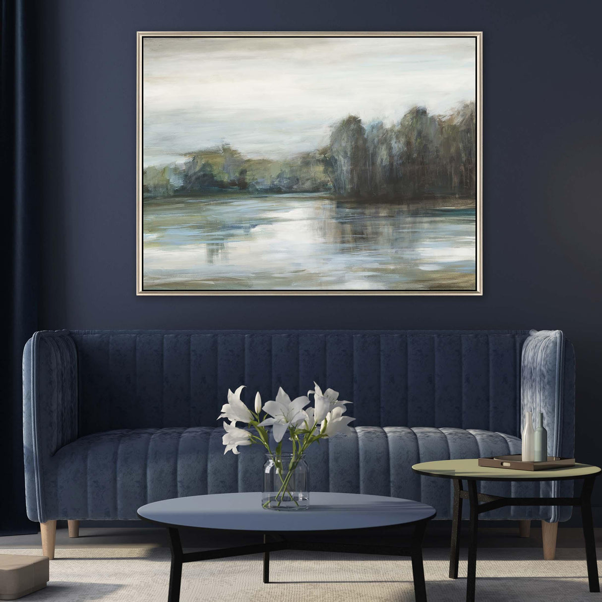 Paragon Serenity's Edge Blue 42 X 56 X 3 Wall Art