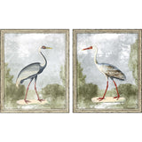 Paragon Cranes I S/2 Blue 33 X 27 X 2 Wall Art