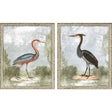 Paragon Cranes II S/2 Blue 33 X 27 X 2 Wall Art