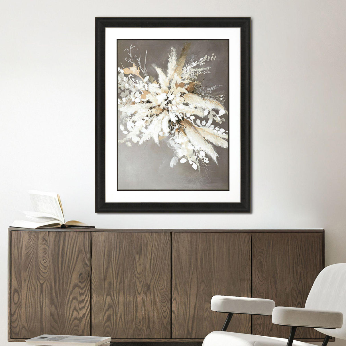 Paragon Light Leaves I Gray 52 X 42 X 2 Wall Art