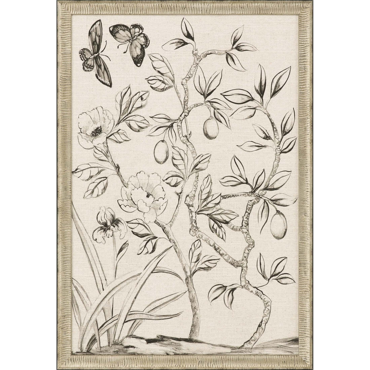 Paragon Shimmering Garden I Neutral 39 X 27 X 2 Wall Art