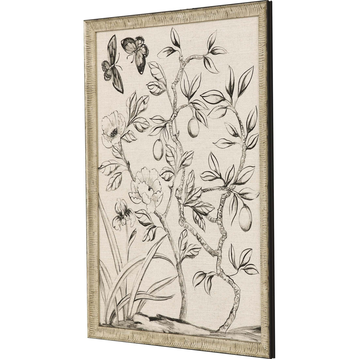 Paragon Shimmering Garden I Neutral 39 X 27 X 2 Wall Art