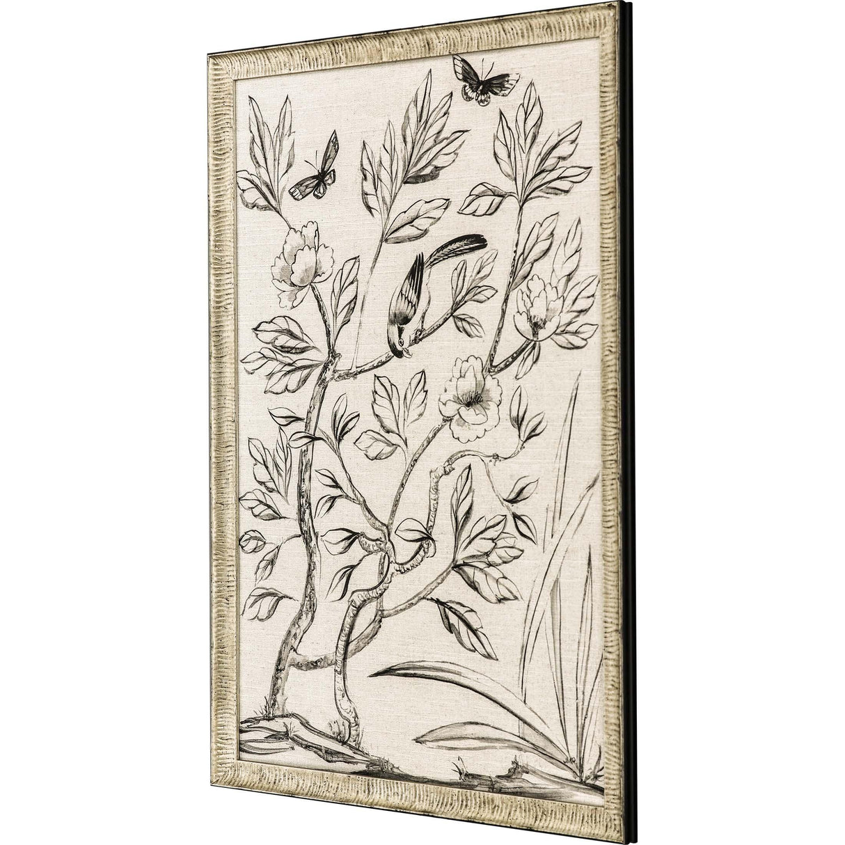 Paragon Shimmering Garden II Neutral 39 X 27 X 2 Wall Art