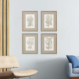 Paragon Botanical Plants S/4 Green 26 X 20 X 2 Wall Art