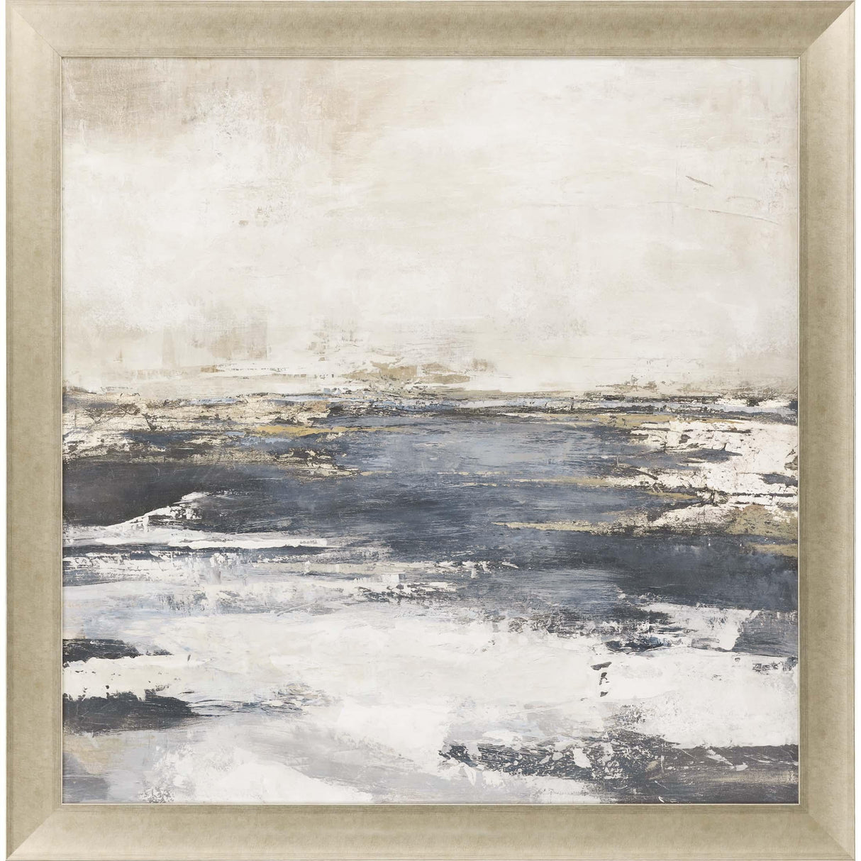 Paragon Blue Bay Blue 41 X 41 X 2 Wall Art