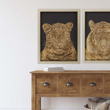 Paragon Leopard Portrait Orange 35 X 27 X 2 Wall Art