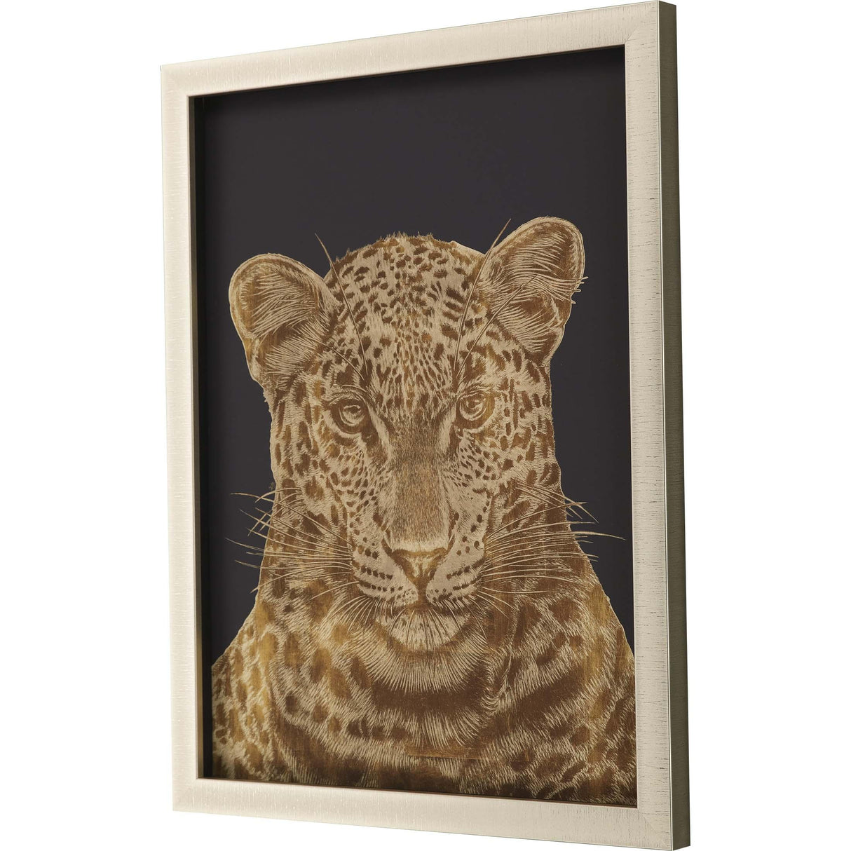 Paragon Leopard Portrait Orange 35 X 27 X 2 Wall Art