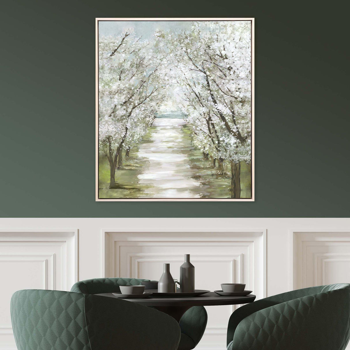 Paragon Blossom Pathway White 44 X 38 X 3 Wall Art