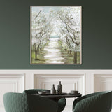 Paragon Blossom Pathway White 44 X 38 X 3 Wall Art