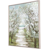 Paragon Blossom Pathway White 44 X 38 X 3 Wall Art