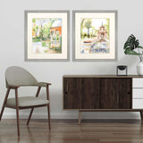 Paragon Peaceful Gardens S/2 Green 30 X 26 X 2 Wall Art