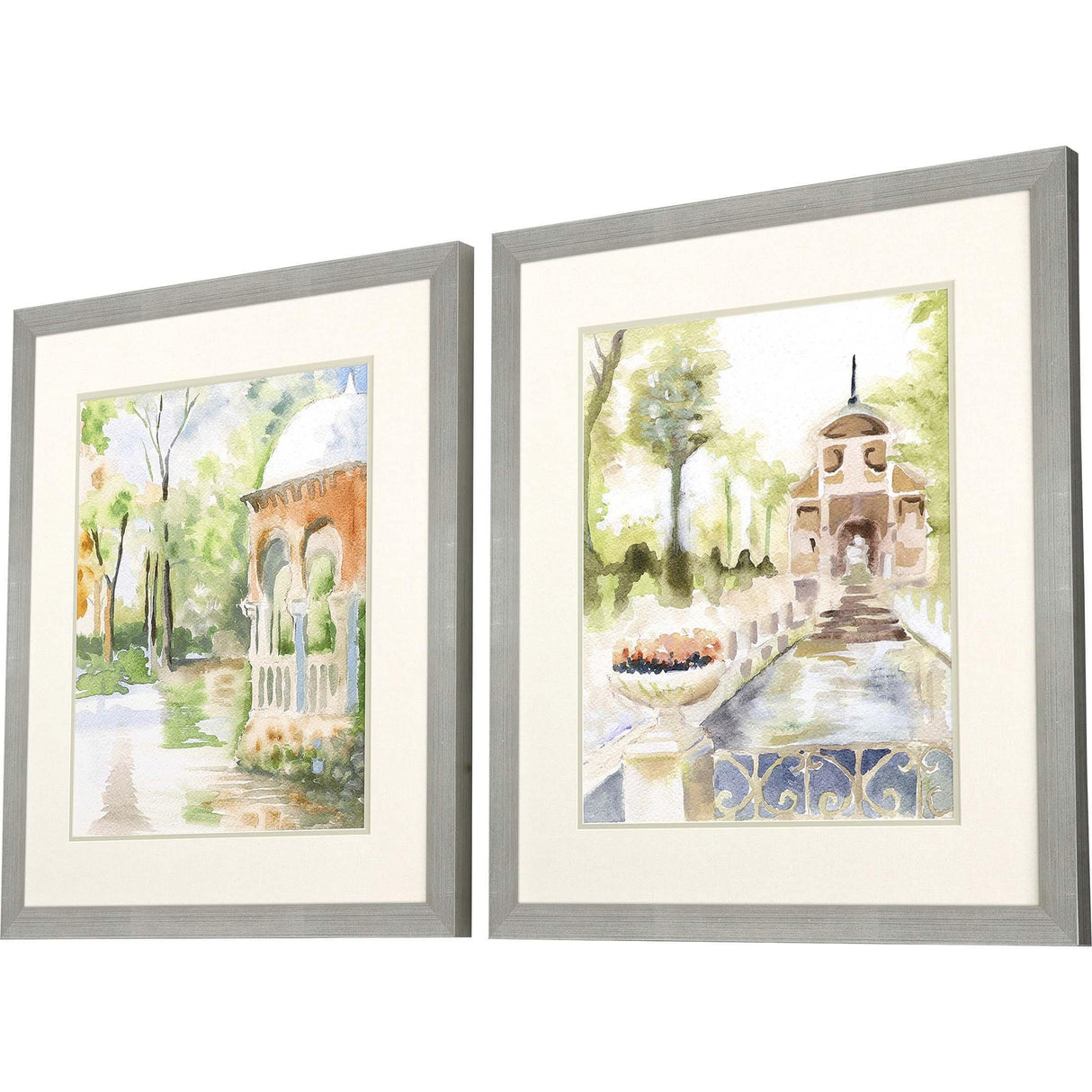 Paragon Peaceful Gardens S/2 Green 30 X 26 X 2 Wall Art
