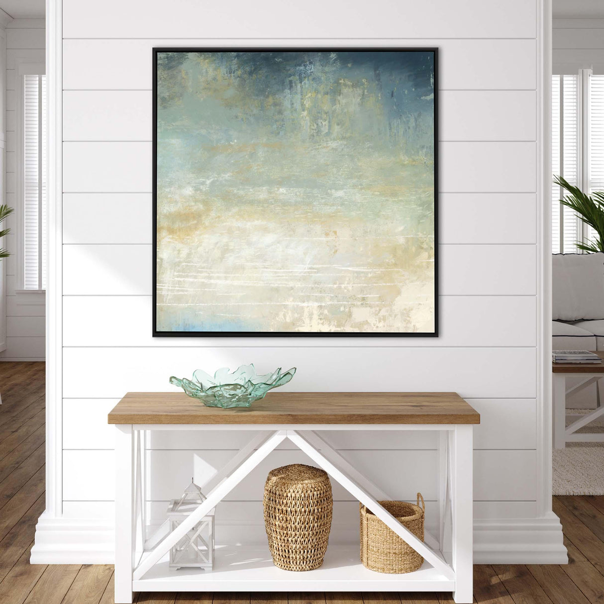 Paragon Water Music Blue 51 X 51 X 3 Wall Art