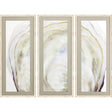 Paragon Oyster Shell S/3 Yellow 40 X 17 X 2 Wall Art
