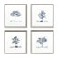 Paragon Slate Trees S/4 Blue 16 X 16 X 1 Wall Art