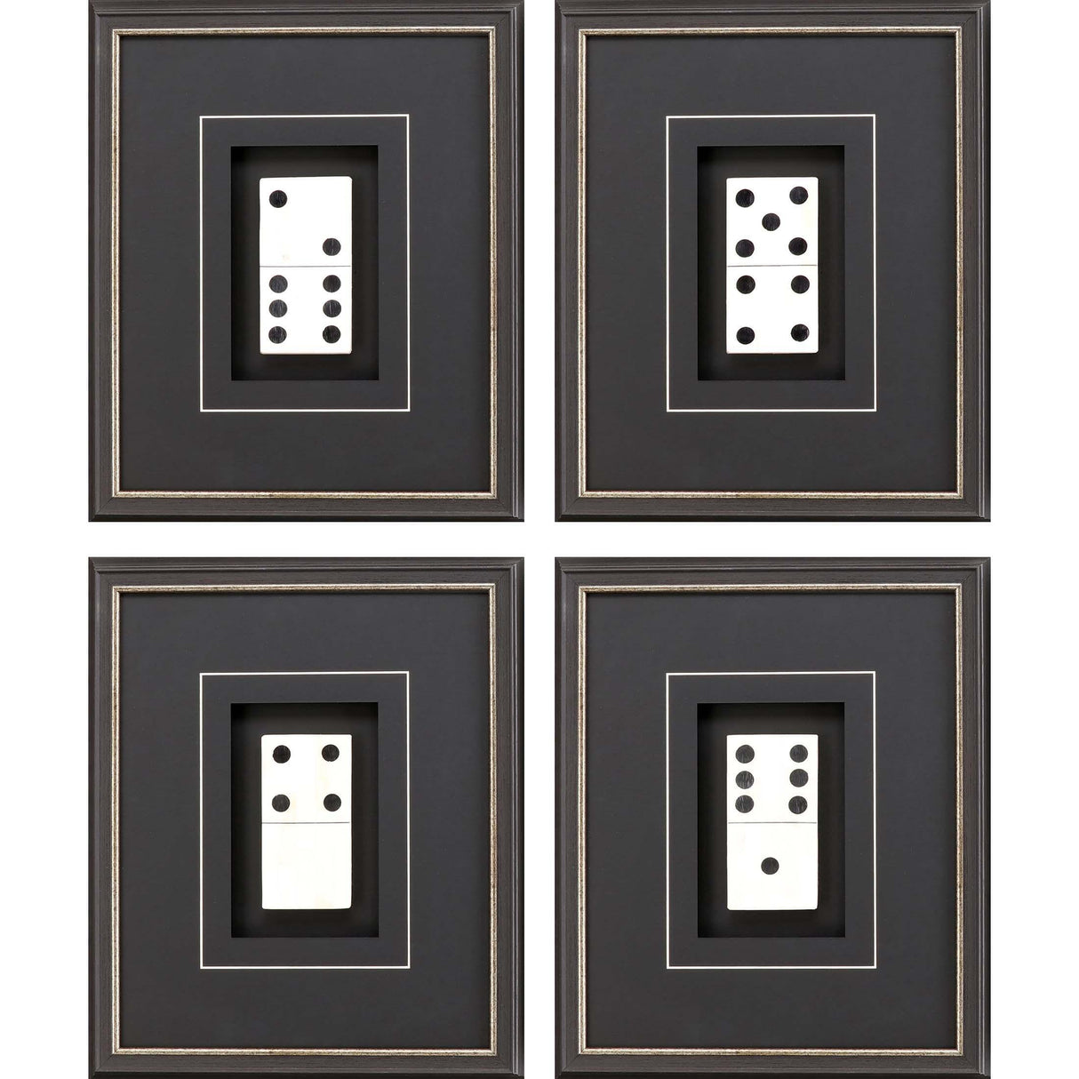 Paragon Dominoes S/4 Black 18 X 15 X 3 Wall Art