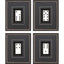 Paragon Dominoes S/4 Black 18 X 15 X 3 Wall Art