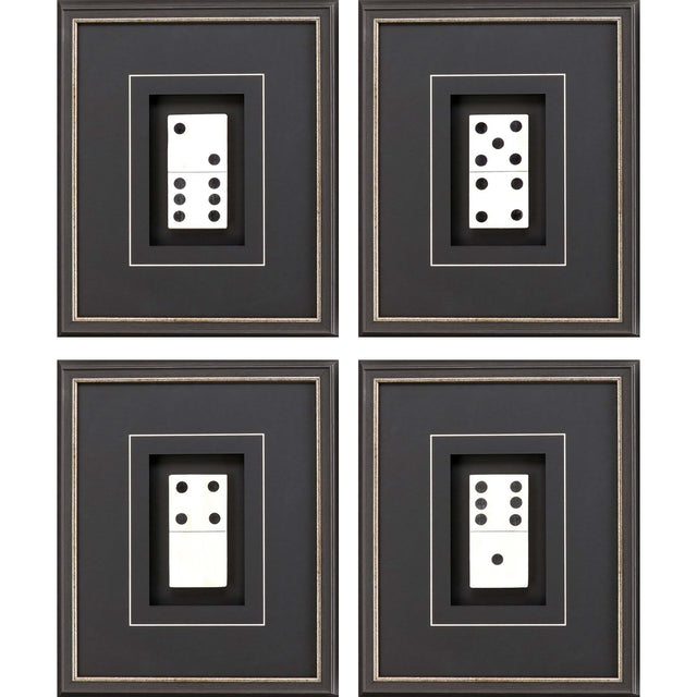 Paragon Dominoes S/4 Black 18 X 15 X 3 Wall Art