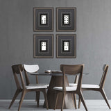 Paragon Dominoes S/4 Black 18 X 15 X 3 Wall Art