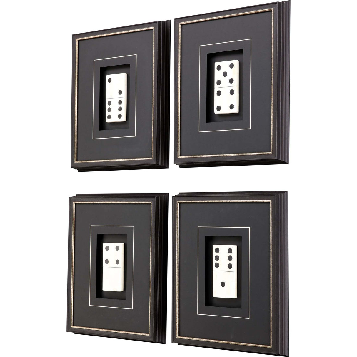 Paragon Dominoes S/4 Black 18 X 15 X 3 Wall Art