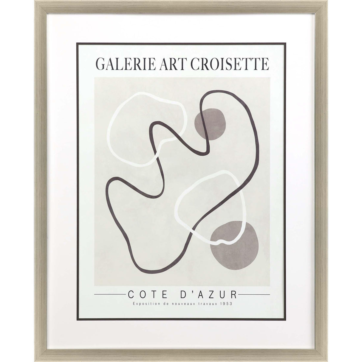 Paragon Les Fossiles Gray 42 X 34 X 2 Wall Art