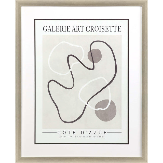 Paragon Les Fossiles Gray 42 X 34 X 2 Wall Art