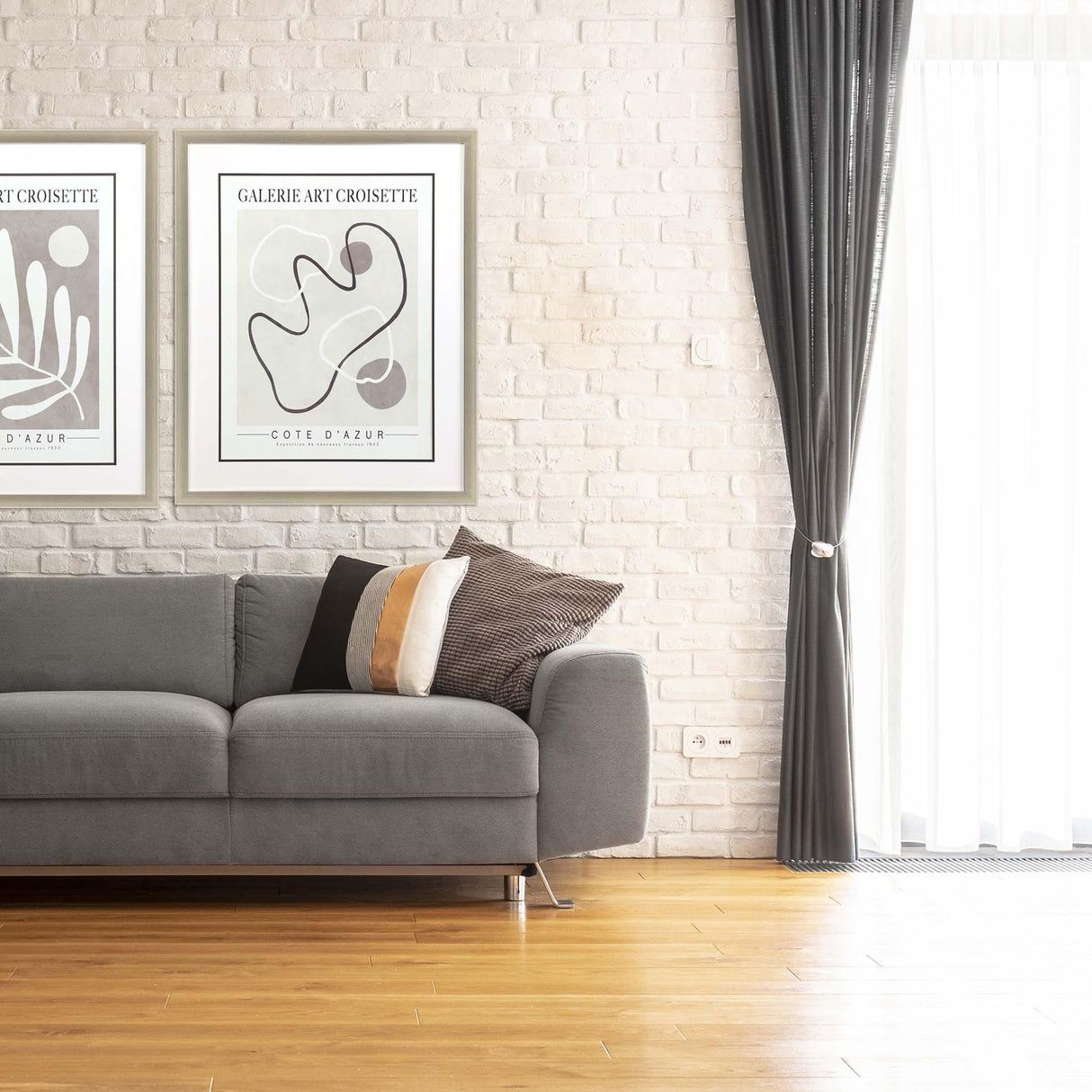Paragon Les Fossiles Gray 42 X 34 X 2 Wall Art