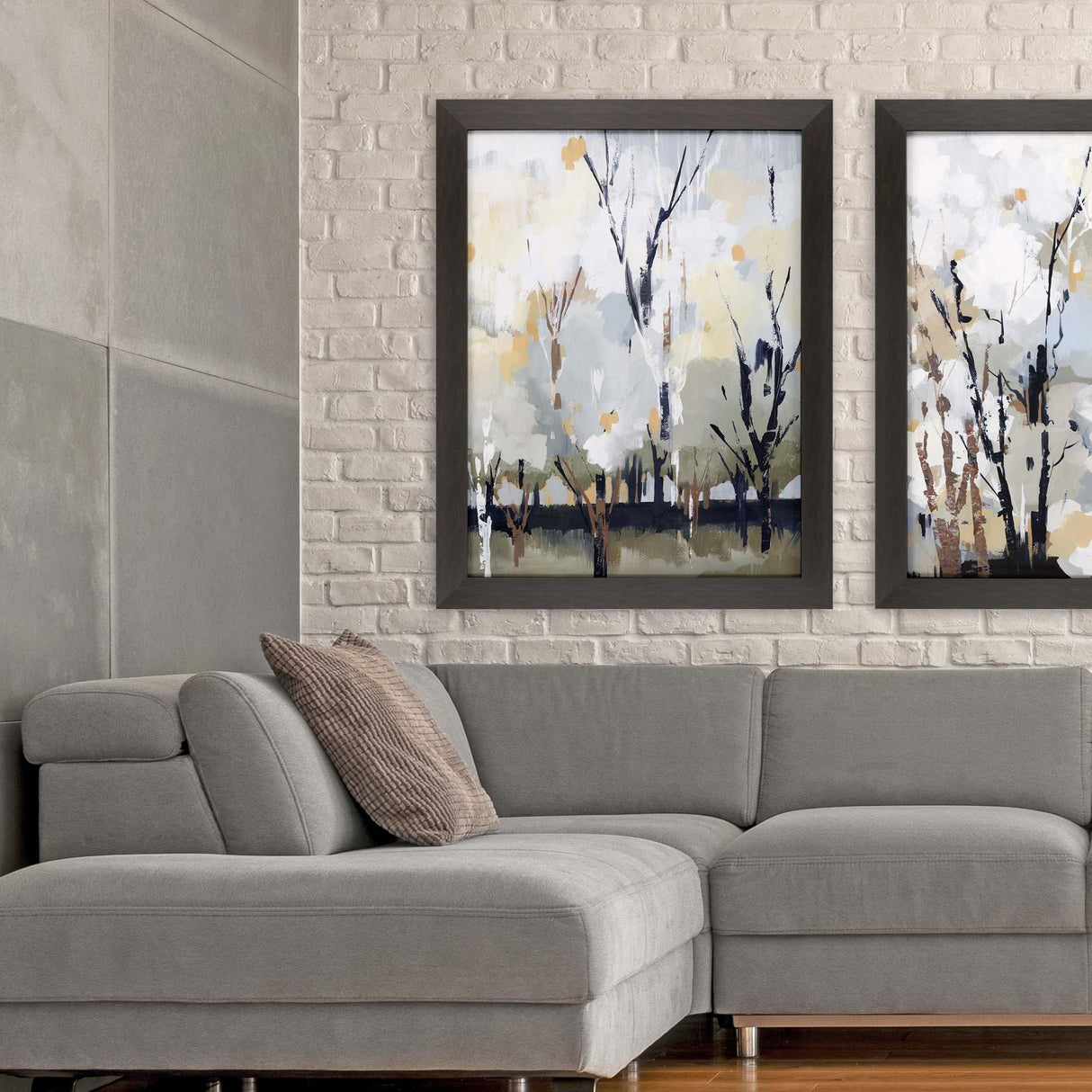 Paragon Silversong Birch I White 45 X 35 X 2 Wall Art