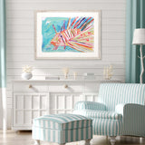Paragon Colorful Fish Turquoise 33 X 45 X 1 Wall Art